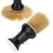 Soft Hair Neck Duster Fine Soft Nylon Hair Convenient Talcum Powder Delivery Anti Slip Round Handle Portable Size Light Weight for Salon Home Travel Use (A) Auslaprsf635109-11