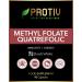 Methyl Folate Quatrefolic 600g - 90 Capsules | Activated Folic Acid Supplement | UK Manufactured GMP Standard - Buy Online on GoSupps.com