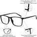 OCCI CHIARI Large Reading Glasses 1.0 Men's Rectangle Readers with Spring Hinge - Matte Black | 1.0 Magnification - Buy Online on GoSupps.com