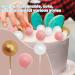 46 Pcs Happy Birthday Cake Topper Decorations Pink and Gold Ball Cake Decorations Mini Foam Balls Cupcake Toppers for Women DIY Baby Shower Birthday Wedding Anniversary Party Decor Pink Glod White - Buy Online on GoSupps.com