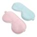 Hemoton Silk Eye Sleep Eye Cover Eye Patch for Travel Silk Blindfold at Night Eye mask for Sleeping for Newborn 2pcs