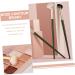 Baluue 12 Pcs Nose Shadow Brush Concealer Brush Cosmetic Brush Eye Shadow Brush Eyeshadow Wooden Handle - Buy Online on GoSupps.com