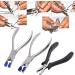 Buy Penrux Stainless Steel Rimless Glasses Frame Pliers - Professional Optician Tool - Adjustable Nose Cushion Remover - Buy Online on GoSupps.com