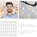 Lurrose 40 Pairs Screw Glasses Nose Pads - Non-Slip Silicone Nose Protection for Glasses Bridge - Replacement Pads for Plastic Frames - Transparent 1.4x0.8cm - Ideal for Comfort & Stability - Buy Online on GoSupps.com