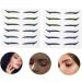 FRCOLOR 12 Pairs Glitter Eyeliner Double Eyelid Stickers Reusable Double Eyelid Tapes Miss Eyes Applique - Buy Online on GoSupps.com