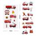 Fire Truck Temporary Tattoos - 24 Sheets | Firefighter Party Favors & Birthday Decorations - Buy Online on GoSupps.com
