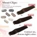 Buy Real Hair Clip-In Extensions - 20 Inch Darkest Brown (#2) | 7PCs 120g - Ideal for Hair Recovery | International Shipping - Buy Online on GoSupps.com