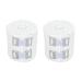 2" Organic Latex Free American Cotton Comfort Elastic Bandage with Clip Fasteners - White 2 Pack 2" Wide 2 Pack