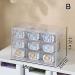 Sumkto Daily Contact Lens Storage SBOX - 6/9/12 Grid Organizer for All Brands | Transparent Plastic Box for Colored Contacts - Buy Online on GoSupps.com