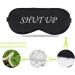 Funny Shut Up Red Silk Sleep Mask for Women - Cute & Comfortable Eye Mask for a Full Night's Sleep - Buy Online on GoSupps.com