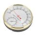 Premium Indoor Hygrometer & Thermometer - Metal Dial Weather Instruments for Home & Sauna - Buy Online on GoSupps.com