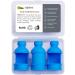 3 Pack Insulin Vial Protector Sleeve - Silicone Case for 10ml Short Vials | Durable & Safe - Perfect for Diabetics (Blue - Buy Online on GoSupps.com