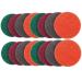 Srutueo 16Pcs Polishing Pads 5inch for Wood Stainless Steel Furniture Grit 180 400 800 1500