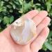 Crystal Rough 1pc raw Natural White Agate Stone Colors Quartz Gemstone Palm Size Stone for Sale - Buy Online on GoSupps.com