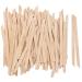 500 Pieces Small Wax Sticks Wood Spatulas Applicator Craft Sticks for Body Hair Eyebrow Lip Nose Removal Slanted/Round (Pack of 500)