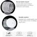 6 Pack 30ml Refillable Glass Cream Can - Leakproof Travel Container for Lotions Essential Oils & Lip Balm - Matte Transparent - Buy Online on GoSupps.com