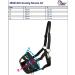 Harry's Horse Nylon/Rubber Muzzle - Black XS | Food Stop for Colic & Grazing | International Shipping Available - Buy Online on GoSupps.com