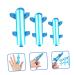 FRCOLOR 3pcs Finger Splint & Thumb Brace - Metal Support & Protectors for Finger Dislocation & Casting - Aluminum Alloy Finger Sleeves - Buy Online on GoSupps.com