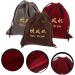 Healeved 6 Pcs Hair Dryer Storage Bag Travel Hair Dryer Blow Dryer Bag Drawstring Fabric Wine Bag - Buy Online on GoSupps.com
