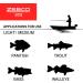 Zebco 202 Spincast Reel and Fishing Rod Combo | 5'6 2-Piece Pole | Size 30 Reel | Pre-Spooled with 10lb Line | Black/Red | 27pc Tackle Included - Buy Online on GoSupps.com