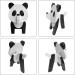 3D Panda-Shaped Wooden Glasses Holder - Creative Spectacle Stand & Desk Decoration - Buy Online on GoSupps.com