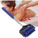 Verdant Touch Adjustable Massage Back Roll - Telescopic Muscle Roller for Relaxation | Dark Blue - Buy Online on GoSupps.com