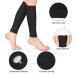 Calf Compression Sleeves 20-30mmHg Graduated Pressure for Swelling & Varicose Veins - Black-M - Buy Online on GoSupps.com