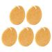 Healifty 5pcs Toiletries Soothing Body Sponge Shower Bath Sponges for Women Exfoliating Loofah Bath Sponge Scrubber Sponge Bath Yellow Loofah Bath Ball Bath Puff Universal Baby Soft Lanyard