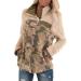 Bigfanshu Woman Dresses Fashion Long Sleeve Plaid Zip Up with Zippered Pockets Winter Jacket Tops Camouflage - Buy Online on GoSupps.com