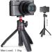 ULANZI MT-08 Extension Pole Tripod Selfie Stick for iPhone, Samsung, Canon, Sony Cameras - Vlogging Grip Stand - Black - Buy Online on GoSupps.com