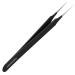 Ingrown Hair Tweezers | Pointed Tip | Black Stainless Steel | Tweezees for Men and Women - Buy Online on GoSupps.com