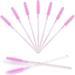 G2PLUS 50 PCS Crystal Pink Disposable Silicone Eyelash Brushes - Mascara Wands for Eye Lash Extensions - Buy Online on GoSupps.com