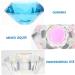 POPETPOP 3 pcs nail art crystal cup liquid powder dappen dish Dappen Dish Bowl diamond dappen dish acrylic liquid containers Manicure Supplies White crystal Symphony crystal liquid cup 5.5x5.5cmx3pcs Bluex3pcs - Buy Online on GoSupps.com