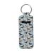Lip Balm Keyring for Women and Girls Dachshund legs