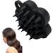 Gohemsun Silicone Scalp Peel & Hair Washer Brush - Hair Growth Massager for Men & Women | Black Shower Brush & Face Washer - Buy Online on GoSupps.com