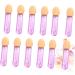 Beavorty 100pcs Make up for Face Disposable Eyeshadow Sponge Eye Shadow Applicator Eye Shadow Brush 3.6X1.2 cm Violet - Buy Online on GoSupps.com