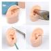 Silicone Ear Model | Flexible & Reusable | Realistic Piercing Practice & Educational Display | Light/Medium Skin Color (Left) - Buy Online on GoSupps.com