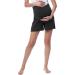 Amorbella Maternity Yoga Shorts - XXL Black | Pregnancy Lounge Wear - Buy Online on GoSupps.com