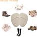 Uraqt FuSpolster Pads - 6 Pairs of Silicone Forefoot Gel Pads Anti-Slip High Heels Shoe Inserts Forefoot Protection Insoles - Buy Online on GoSupps.com