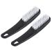 ZUFUGHJK Nail Brush Set - 2 Pack Black Fingernail Scrub Brush for Women and Men | Multifunctional Pedicure Brushes with Plastic Handle | Manicure Tool for Toes and Nails - Buy Online on GoSupps.com