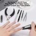 Premium Big Toe-nail Clippers Kit for Thick Nails with File and Tweezers - 7pcs Heavy-Duty Design - Buy Online on GoSupps.com