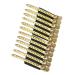 Beaupretty 12 Compartment Clips - Stainless Steel Hair Extensions & Styling Clips (Golden) - Perfect for Salon & Makeup - Buy Online on GoSupps.com