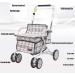 Shopping Cart Elderly Scooter Folding Seat Can Take Four-Wheeled Shopping to Groceries Help Push Small Scooter Elderly Cart - Buy Online on GoSupps.com