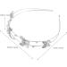 FRCOLOR Butterfly Headband Double Layer Hairband Shiny Bride Headdress Crystal Hair Hoop Wedding Hair Jewelry for Bride Girls Women Silver - Buy Online on GoSupps.com