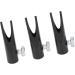 Portable Eyebrow Sharpening Tool - U-Shaped Groove Metal Sharpener for Travel (Black - Buy Online on GoSupps.com