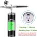Autolock Upgraded Airbrush Kit with Air Compressor Portable Cordless Auto Airbrush Gun Kit Rechargeable Handheld Airbrush Set for Makeup Cake Decor Model Coloring Nail Art Tattoo - Buy Online on GoSupps.com