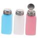 CIYODO 250ml Nail Polish Remover Pump Bottle Nail Art Liquid Dispensing Squeezer Bottle Random Color
