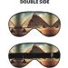 Dreaming of the Pyramids Eye Mask - Comfortable Adjustable Sleep Mask for Men & Women | Soft & Elastic Nighttime Relaxation - Buy Online on GoSupps.com