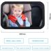 VFclar Baby Car Mirror- 360 Degree Adjustable Safety Mirror for Rear Facing Infant - Shatterproof & Crash Tested - Wide Crystal Clear View - Buy Online on GoSupps.com