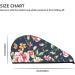 Microfiber Hair Drying Cap - Vintage Floral Soft Absorbent Hair Towel for Curly Long & Thick Hair | Quick Dry & Fast Drying - Buy Online on GoSupps.com